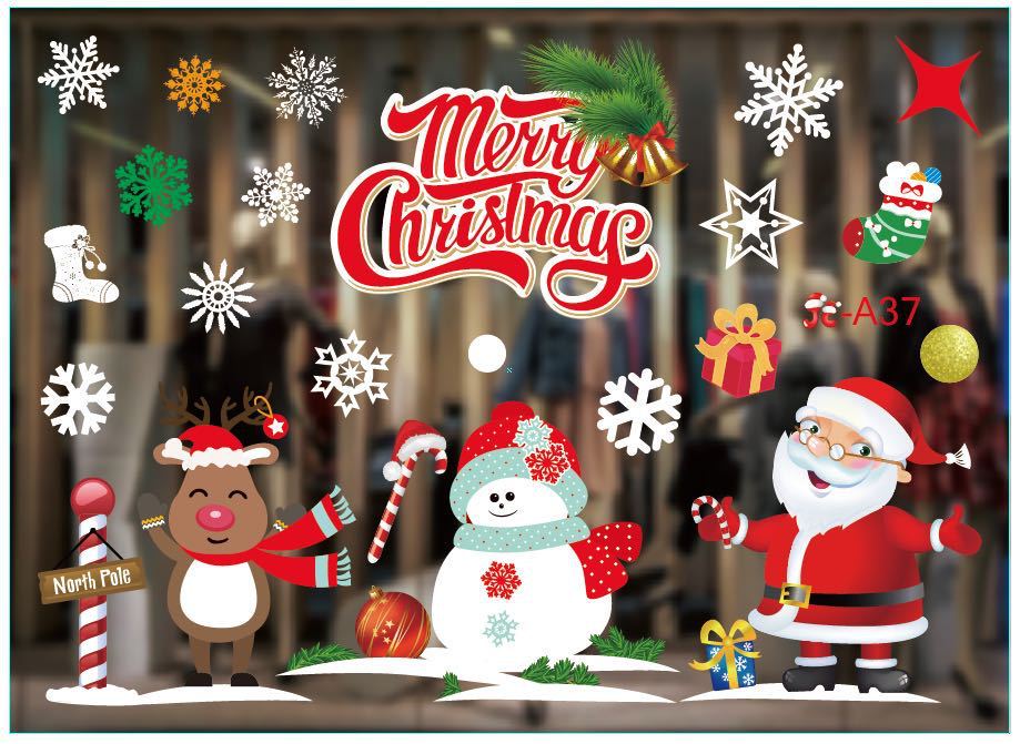 Xmas Window Stickers Decoration