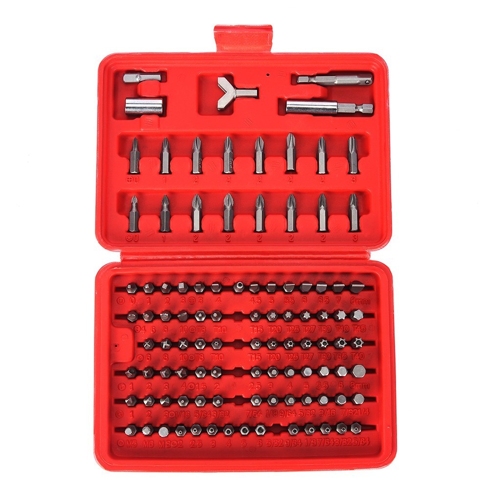 100Pcs Security Bit Screwdriver Set