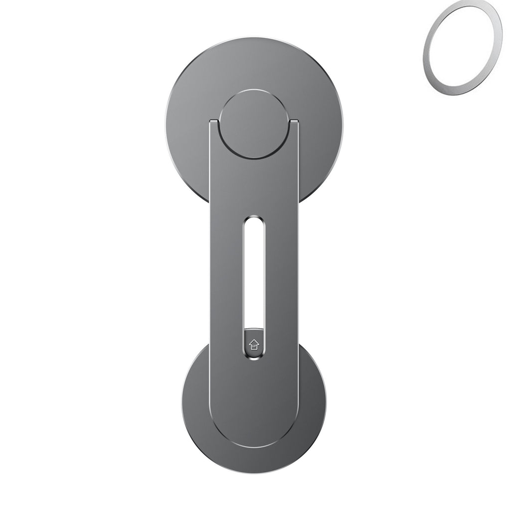 New Magnetic Laptop Phone Holder Gray
