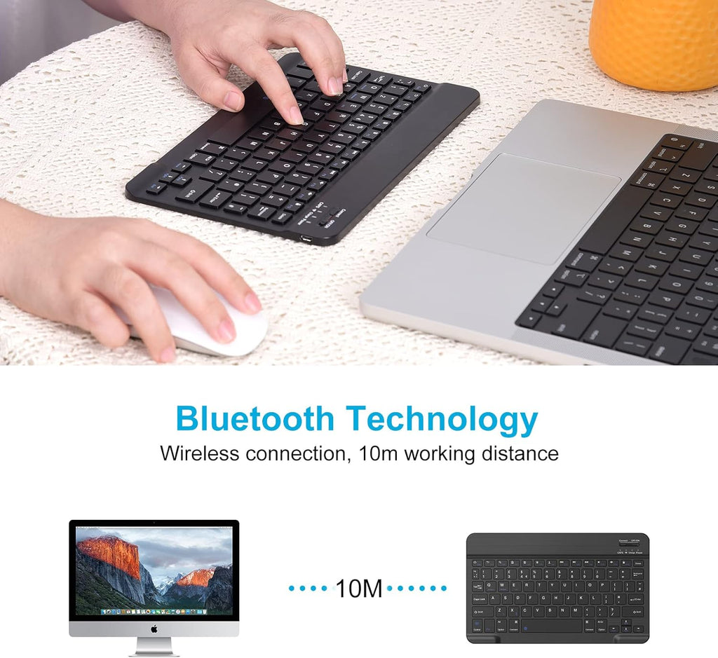 10INCH Bluetooth Wireless Keyboard
