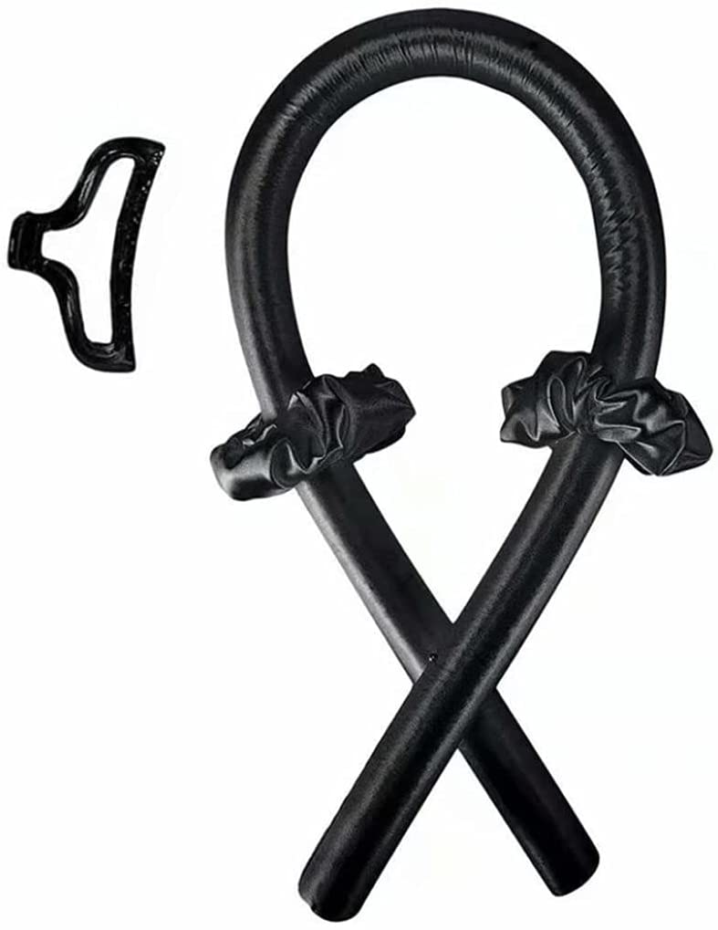 Heatless Hair Curlers - black