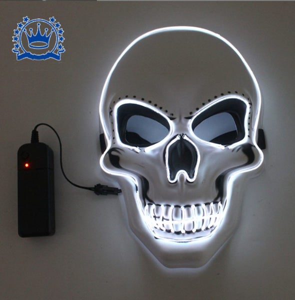 Party Costume Mask Glow LED Halloween Masks