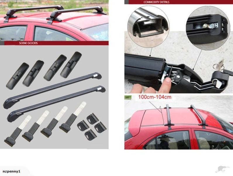 Car Roof Cross Bar Rack Size S