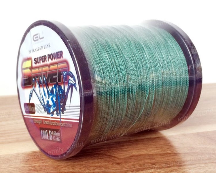 1000M 65LB Moss Green HighStrength DYNEEMA Braided Line