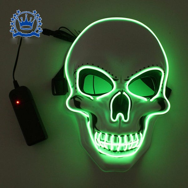 Party Costume Mask Glow LED Halloween Masks