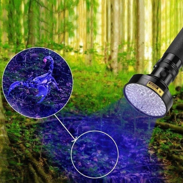 UV Flashlight 100 LED Torch