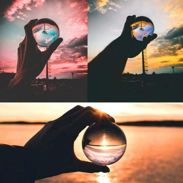Glass Photo Ball