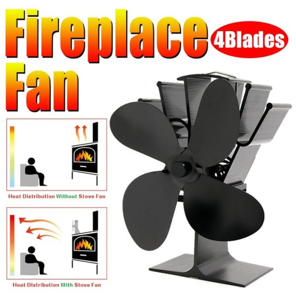 Heat Powered Fireplace Stove Fan