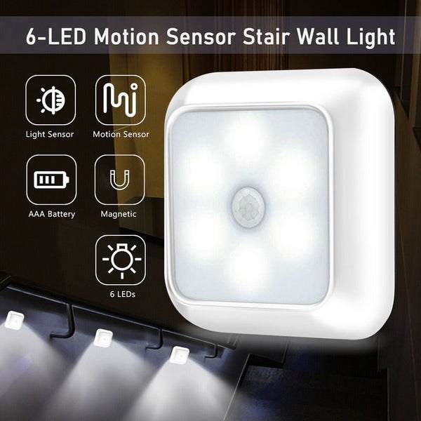 Night Light Motion Sensor Closet Lamp