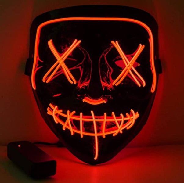 Party Costume Mask Glow LED Halloween Masks