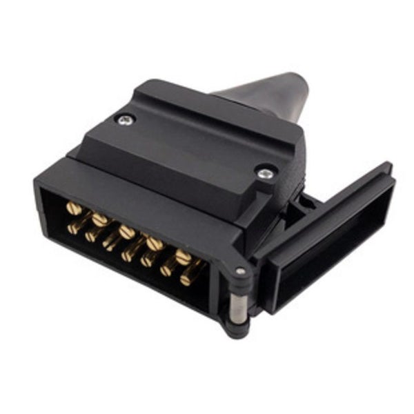 12 pin flat male plug