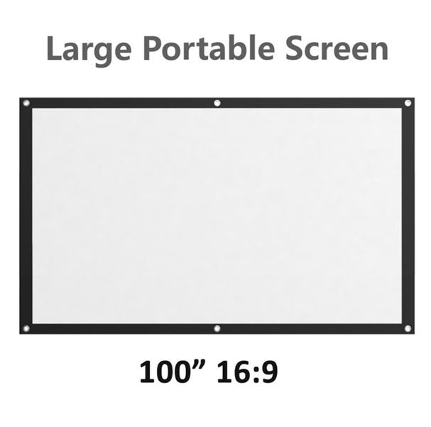 Projector Screen 100 Inch 16:9