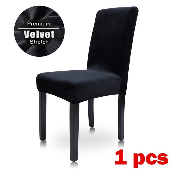 Chair Cover Chair Covers Velvet Black
