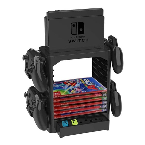 Nintendo Switch Game Storage Tower Orgoaniser Stand Bracket