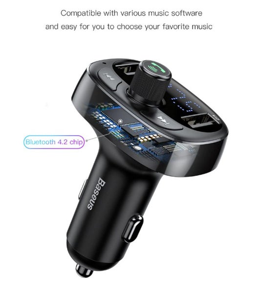 Wireless Bluetooth Car MP3 Player FM LCD SD USB Charger Kit