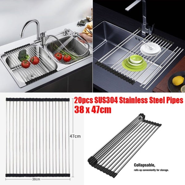Dish Drying Rack Kitchen Over Sink