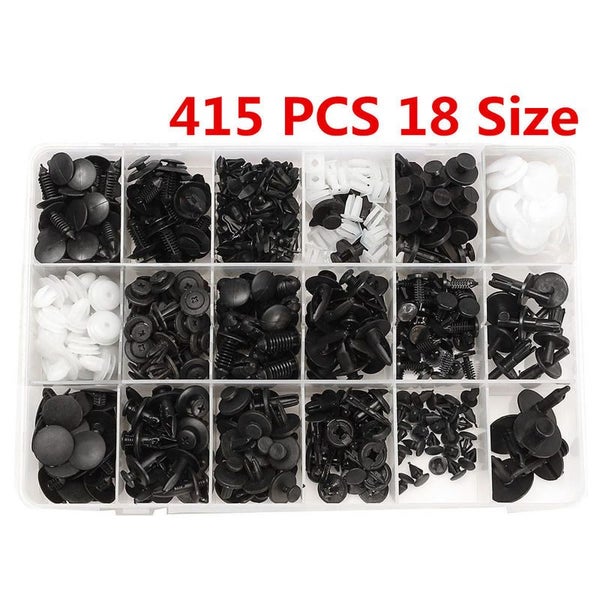 Shield Retainers Push Type Retainers Clips 415pcs