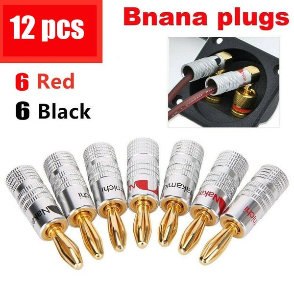 Banana Plugs 12pcs