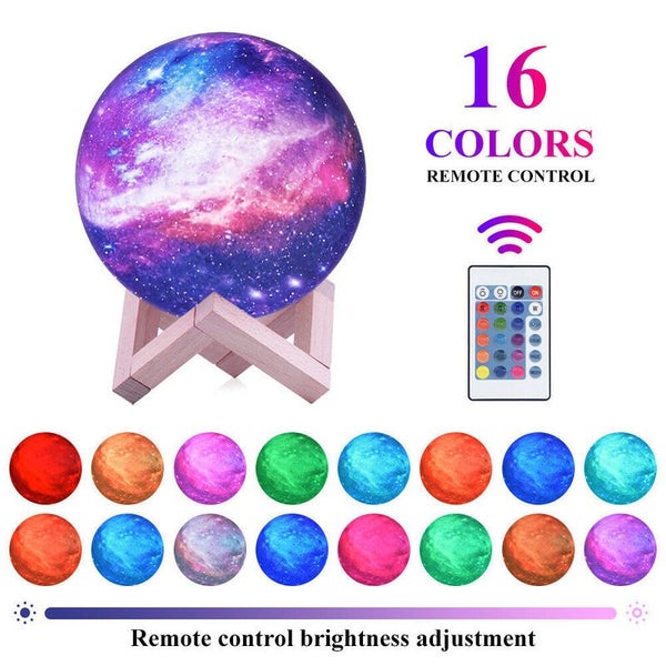 Night Light Moon Lamp Space Galaxy Lights