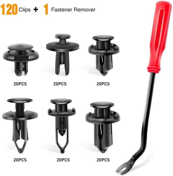 Auto Car Bumper Fender Push Retainer Clips Remover Kit