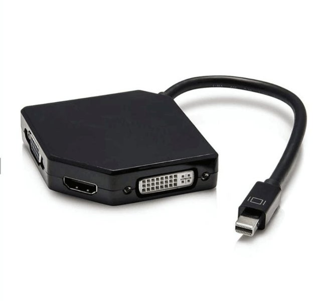 MINI Display Port to HDMI+VGA+DVI Converter