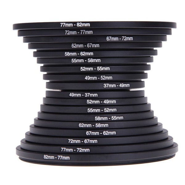 Camera Lens Filter Step Up and Down Adapter