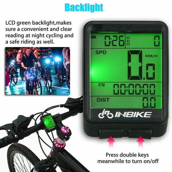 Wireless Bike Bicycle Speedometer Odometer