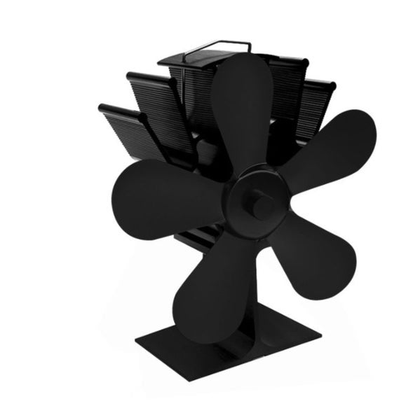 5 Blade Heat Powered Silent Fireplace Stove Fan