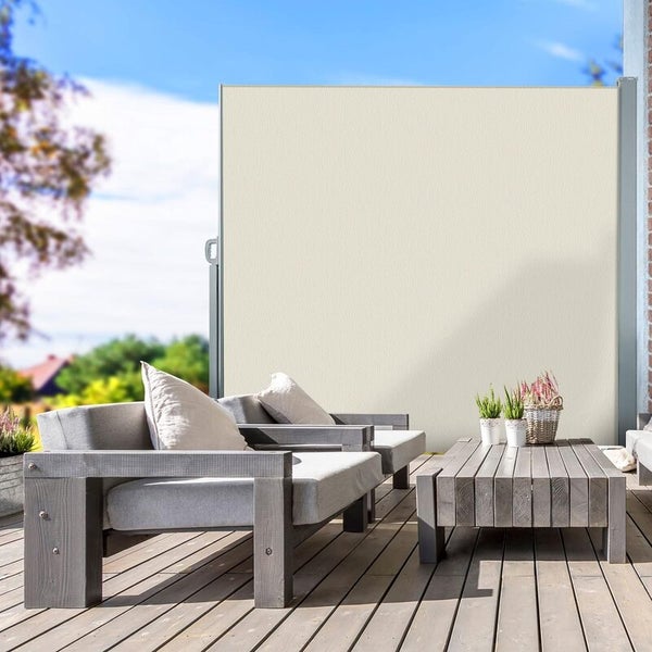 Side Awning Privacy Screen Wind Sun Protection180 x 300 cm