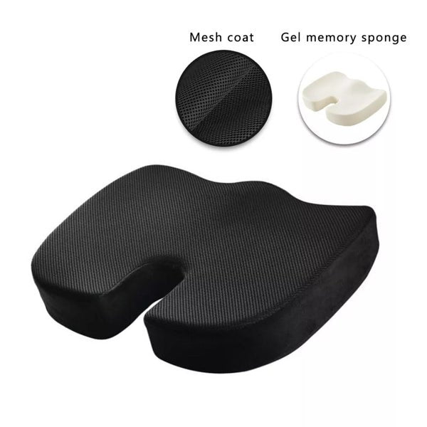 Seat Cushion Memory Foam Orthopedic Support Pillow