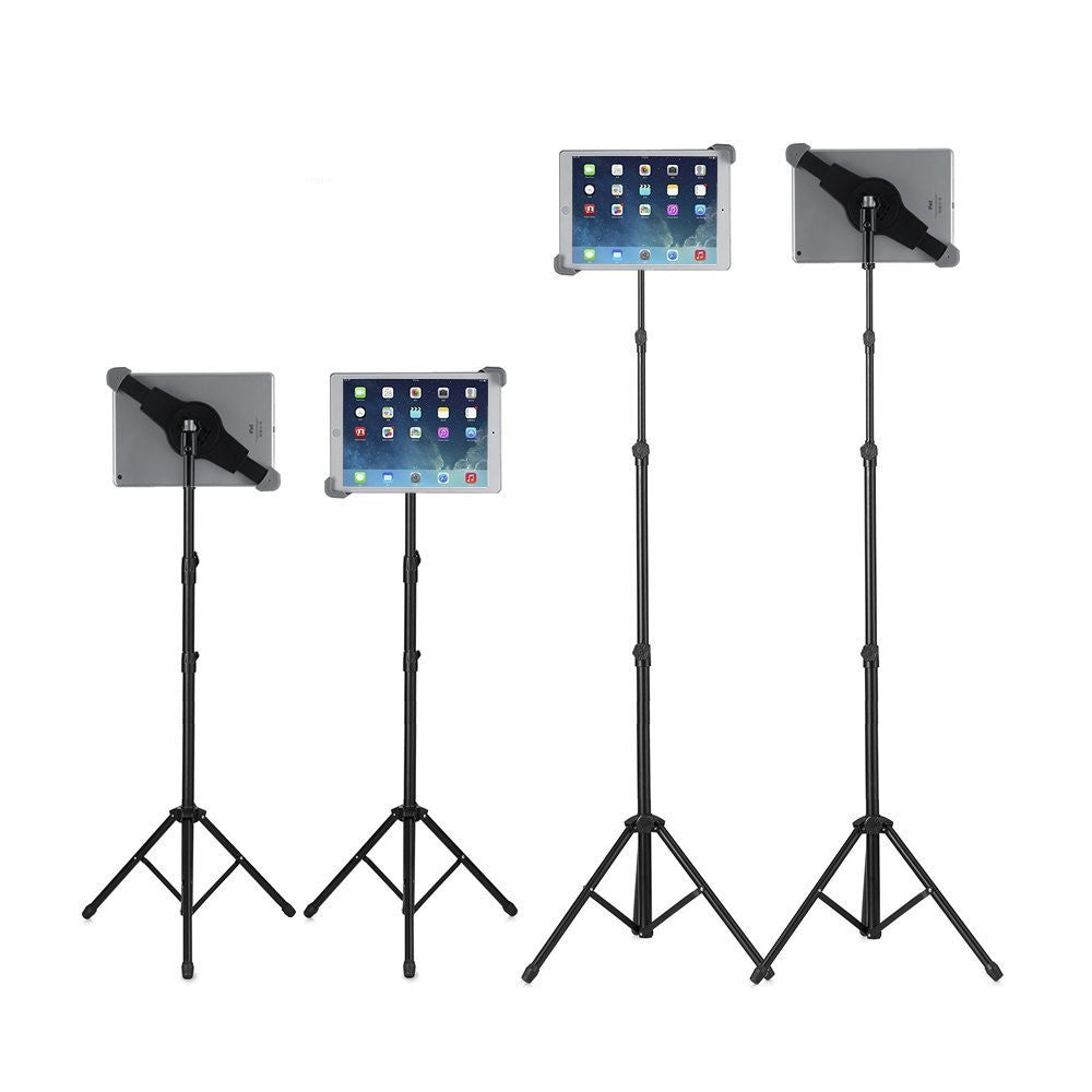 Tablet iPad Floor Stand Adjustable Holder For 9.5-14.5"
