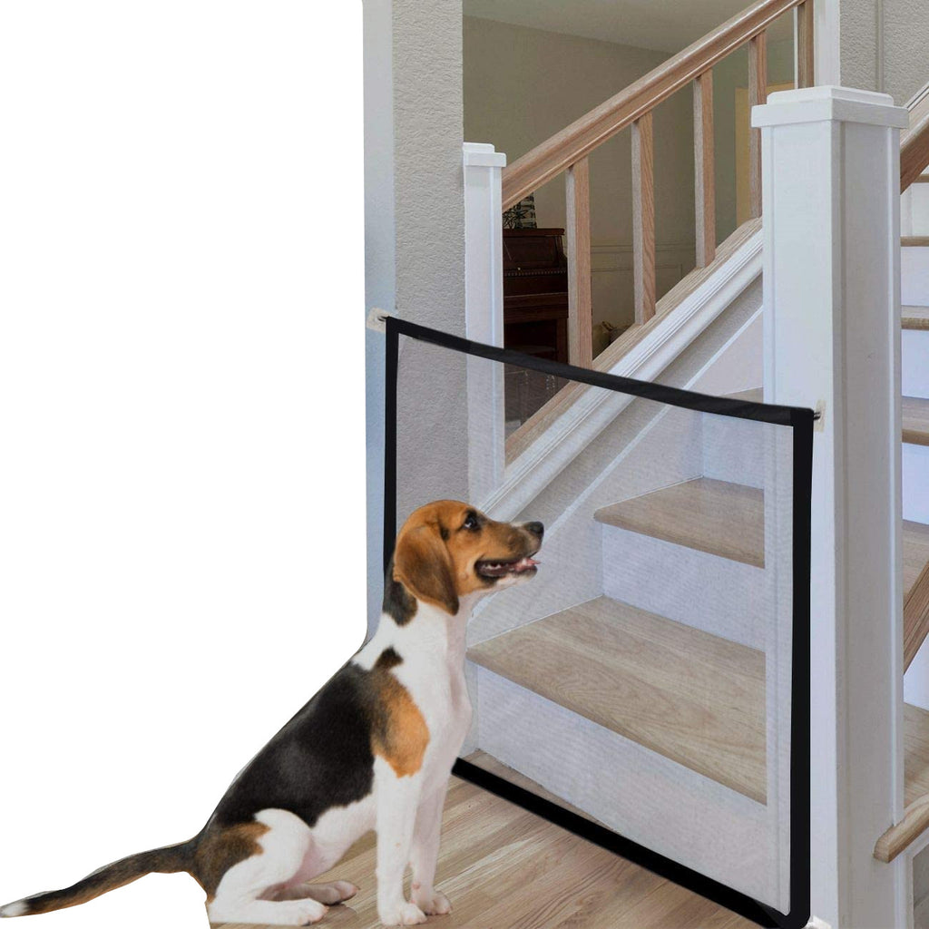 110 x 72cm Pet Gate Mesh Safe Fence Barrier Guard Stair Enclosure