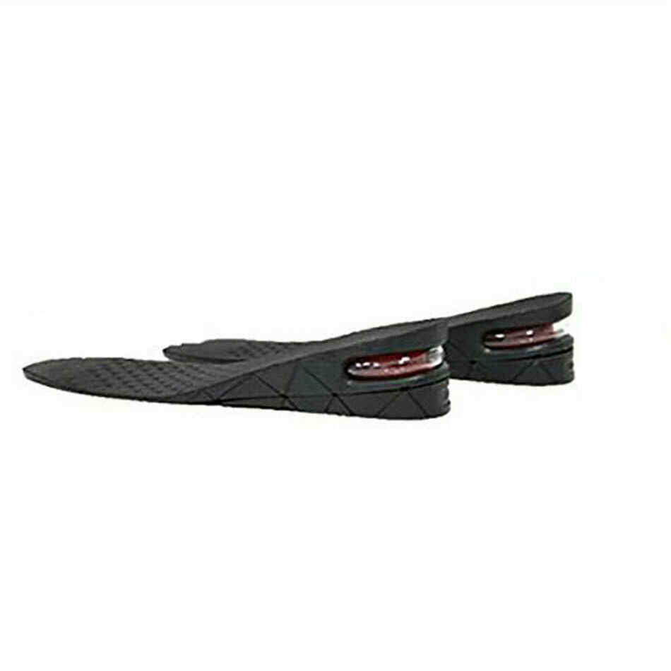 Two Layer 5cm Men Lady Shoe Lift Height Increase Insoles Memory Foam Pads Heel Insert Taller