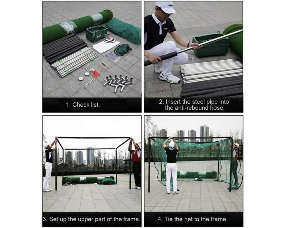 PGM Stainless Steel Golf Hitting Cage