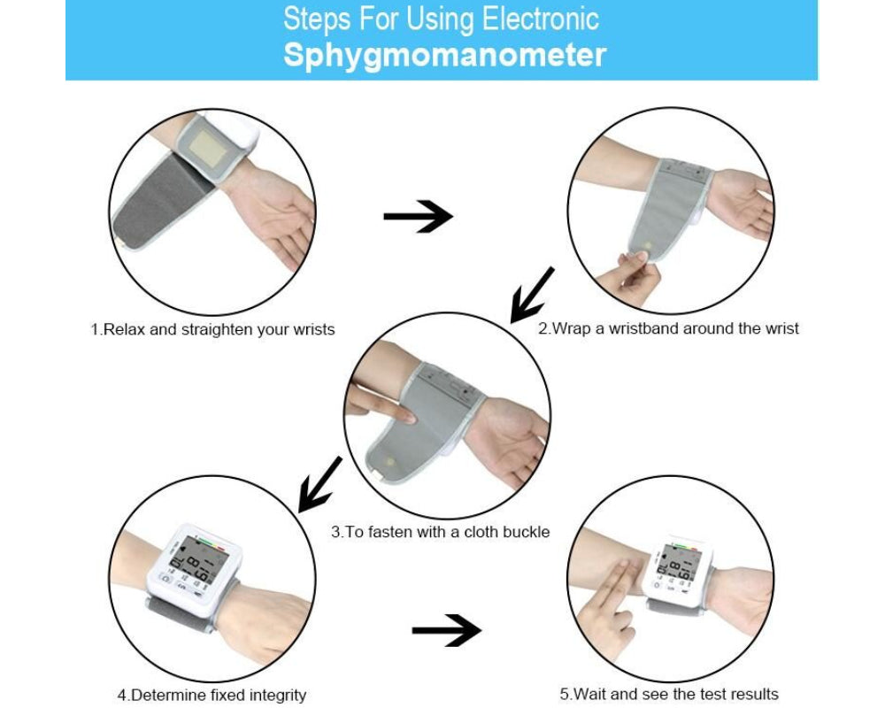 Wrist Blood Pressure Monitor
