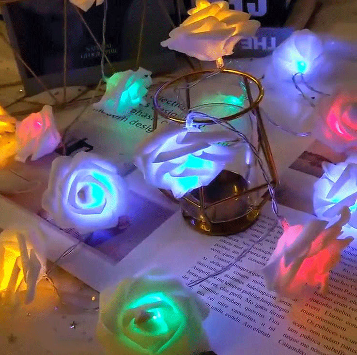 3Meters 30LED Rose Flower String Lights