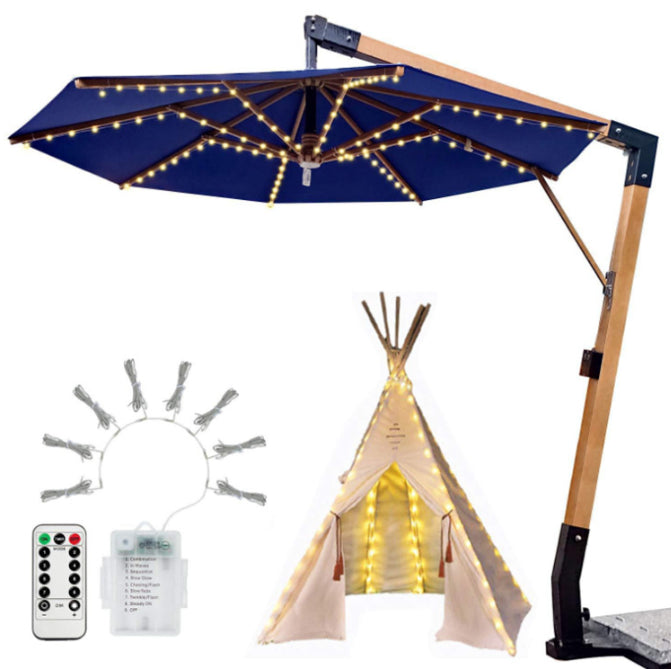 Outdoor Garden Light, Parasol Patio Umbrella Lights