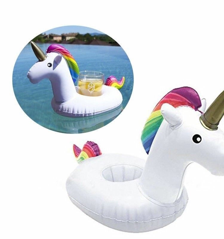 UNICORN Inflatable Float Cup Drink Holder Pool