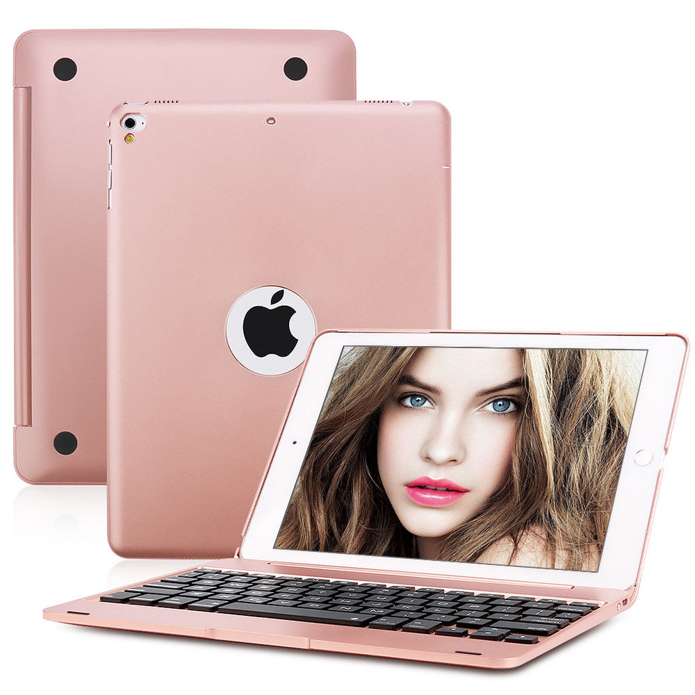 iPad Air 1/2, iPad 9.7 2017/2018 Slim Wireless Bluetooth Keyboard Case