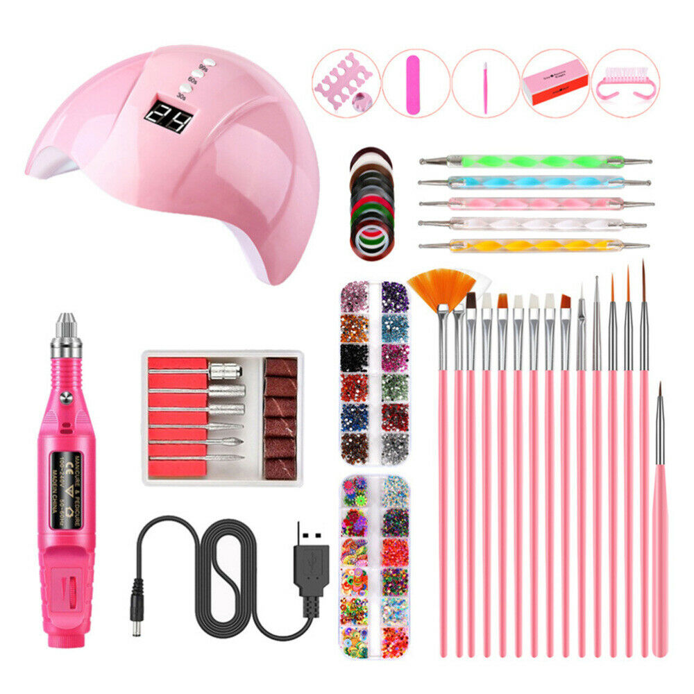 Nail Dryer Lamp Electric Nail Drill Set