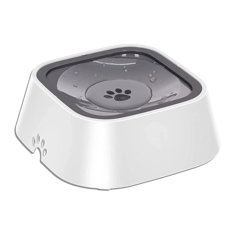 1.5L Pet Dog Cat Water Bowl No Spill