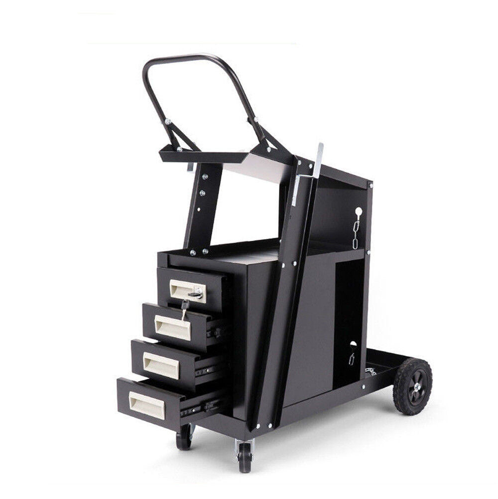 4 Drawers Welding Trolley Cart Welder