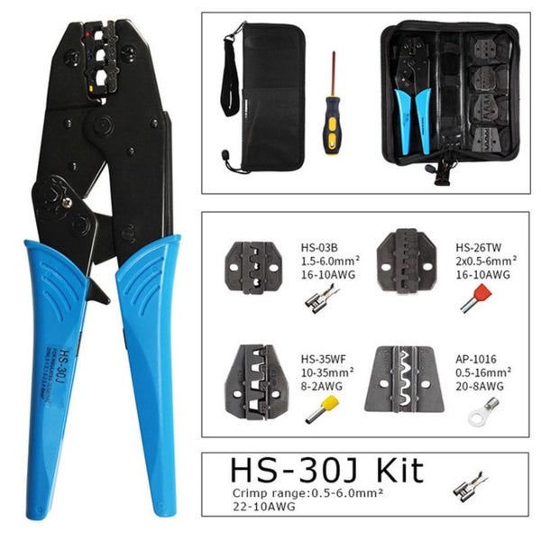 Cable Crimping Tool Set Terminal Connectors Plier