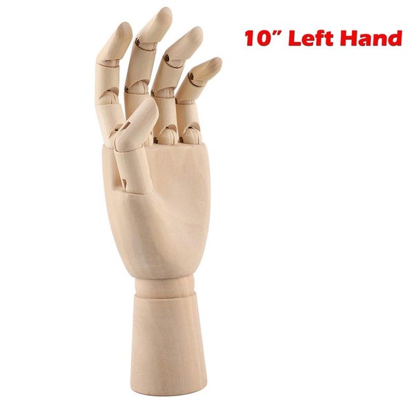Wooden Mannequin Hand Flexible Fingers Manikin Model
