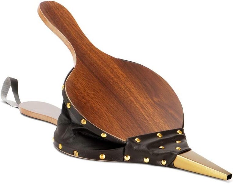 Wooden Air Blower Manual Barbecue Fireplace Hand Bellow Pump Fan
