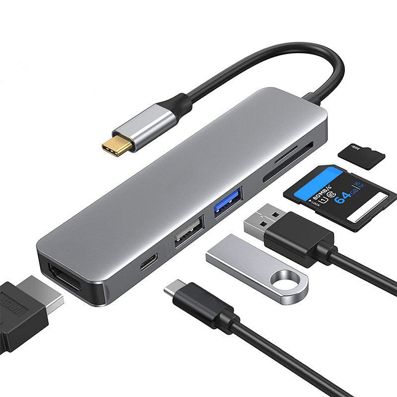 6 in 1 USB C Hub