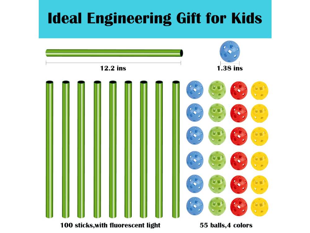 Kids Construction Fort Building Kit