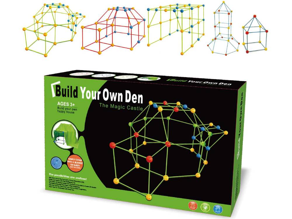 Kids Construction Fort Building Kit
