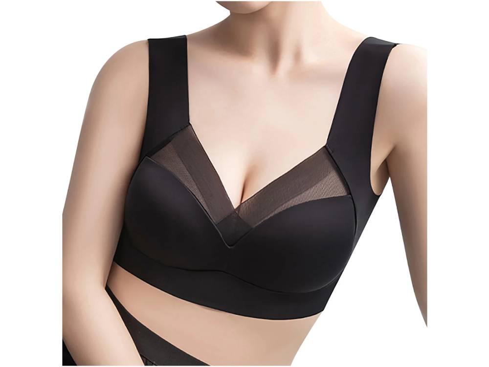 Seamless Wireless Bra - Comfortable Full Coverage T-Shirt Bralette