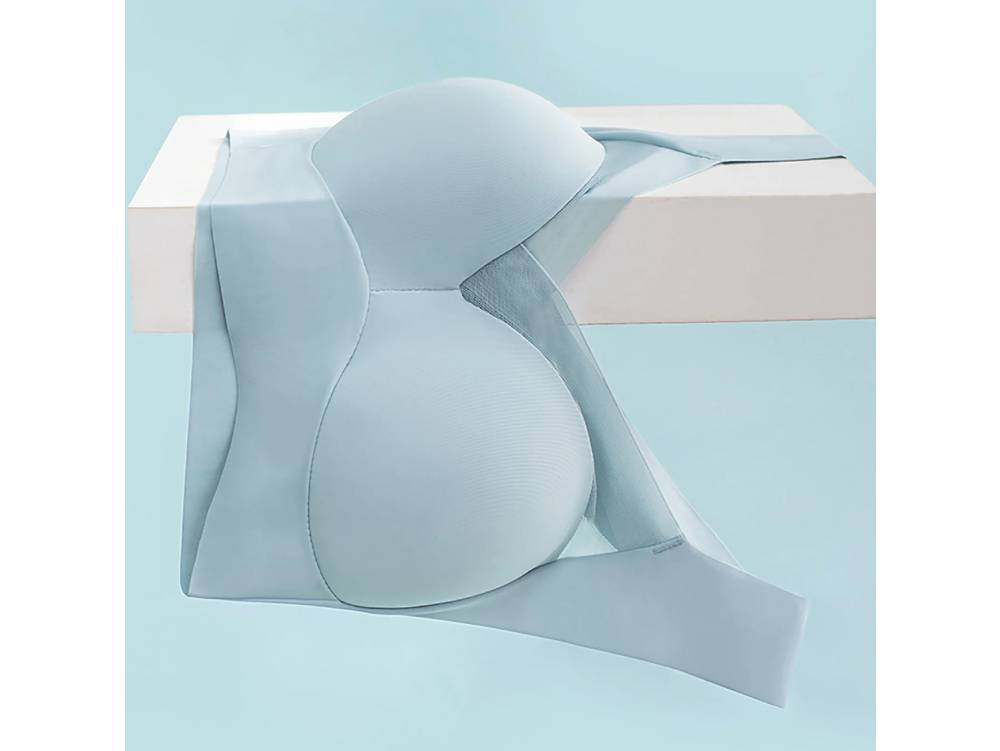 Seamless No Trace Wireless Bra – Comfortable Wirefree T-Shirt Bra with Full Coverage